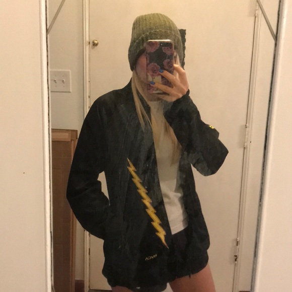 RVCA Other - RVCA Embroidered Track Jacket